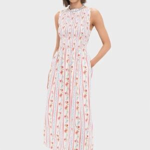 ISO Hill House Pomegranate Stripe Cosmo Nap Dress